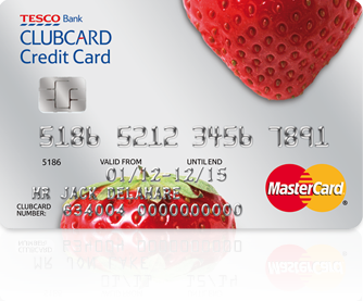 Tesco Strawberry Credit Card